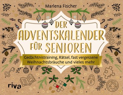 Der Adventskalender für Senioren - Gedächtnistraining, Rätsel, fast 