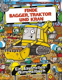 Finde Bagger, Traktor und Kran