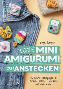 Coole Mini-Amigurumi zum Anstecken